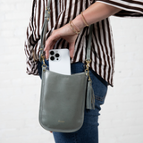 The Florence Crossbody in Celadon