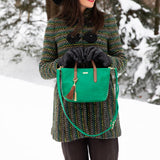 The Bellfield Crossbody in Kelly Green