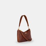 The Mini Kinsley in Embossed Woven Hazelnut