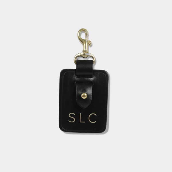 Traditional Monogram Lettering Luggage Tag