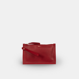 The Finley Clutch in Cherry