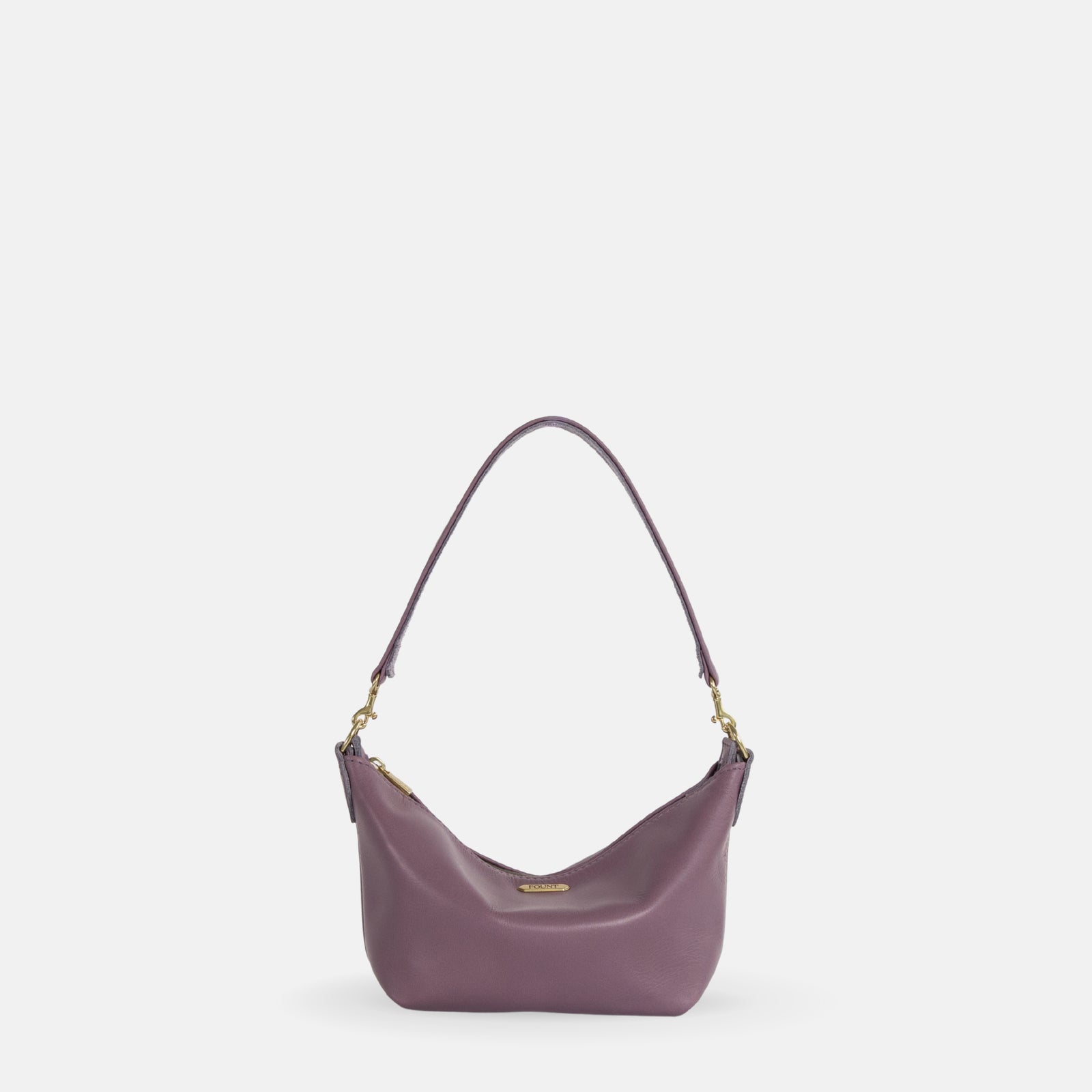 LEATHER INSIDE & OUT Lavender Purple Mini 2424 Satchel Convertible Bag Park Mini Satchel | Full grain leather, chic compact carry  main image 3
