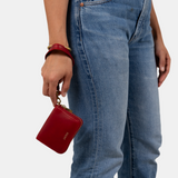 The Cettie Half Accordion Wallet in Cherry