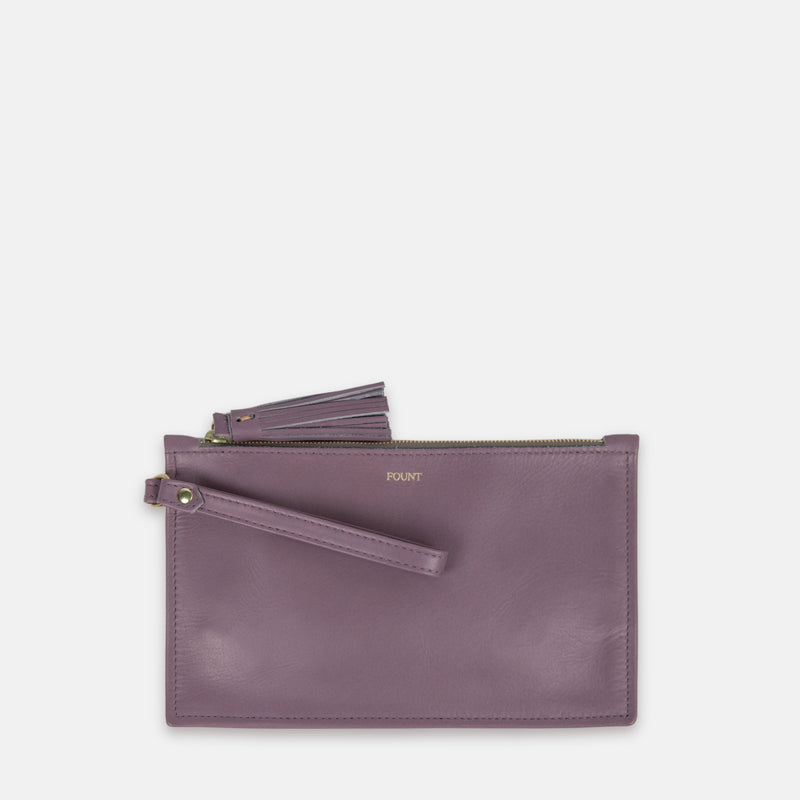 The Finley Clutch in Lavender – FOUNT