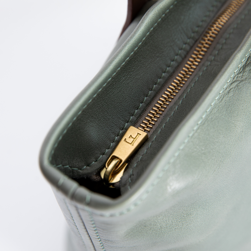 The Classic Bellfield Tote in Celadon