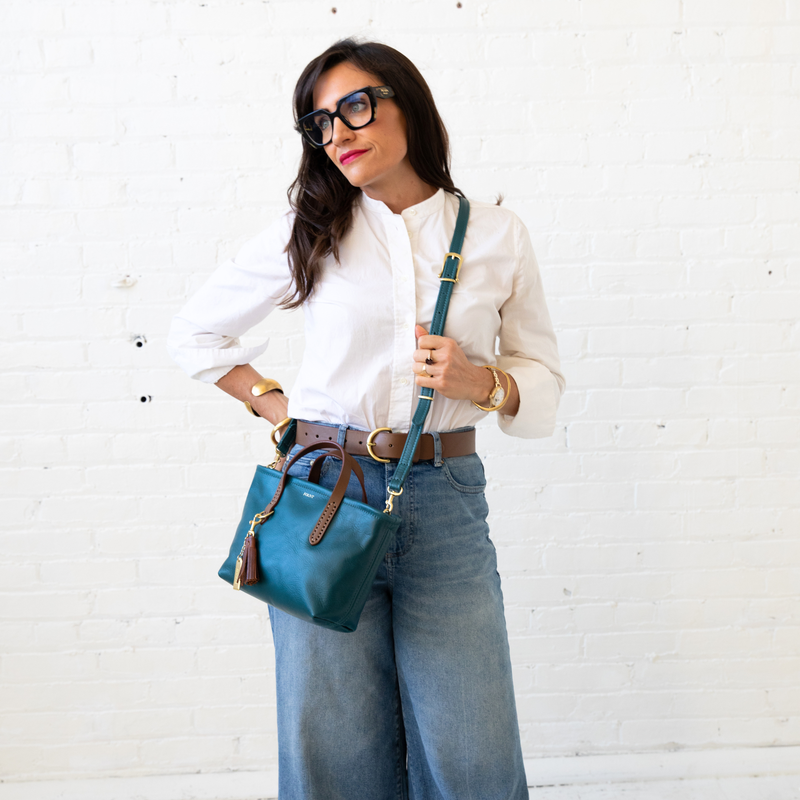The Bellfield Crossbody in Teal