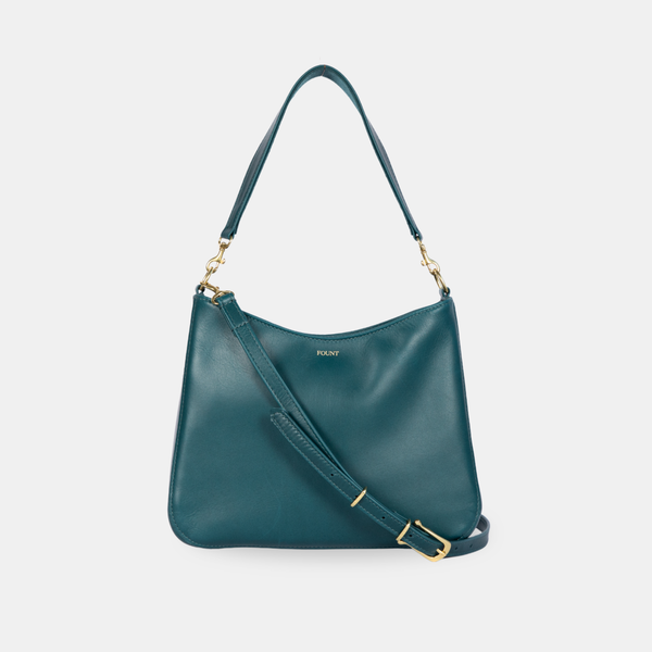 The Petite Kinsley Crossbody in Teal
