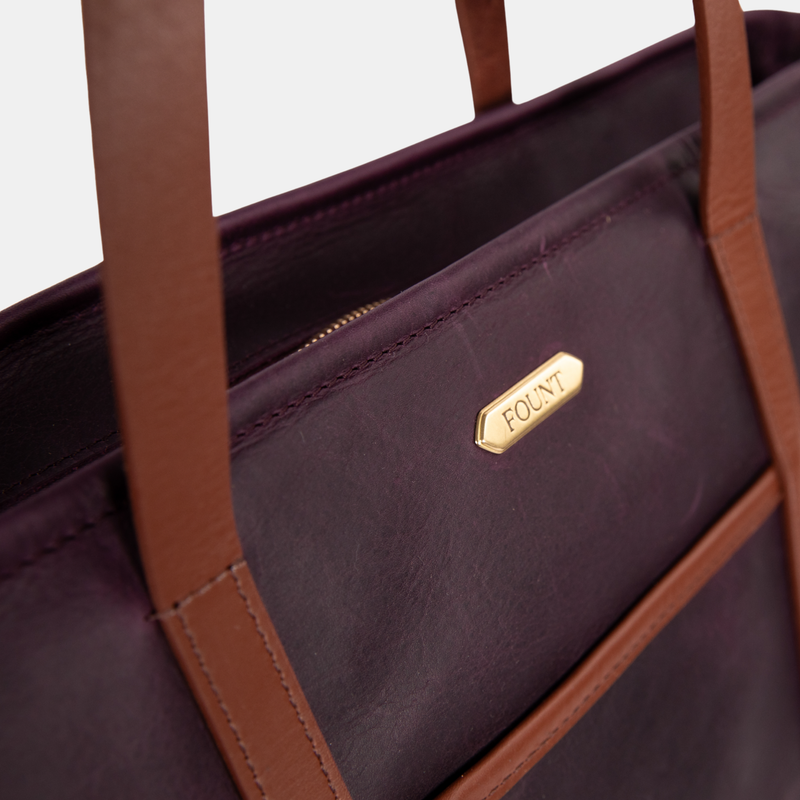 The Korie Tote in Fig