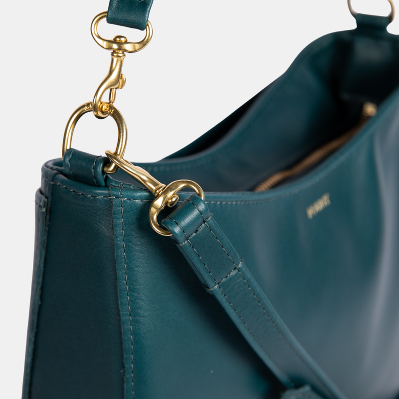 The Petite Kinsley Crossbody in Teal