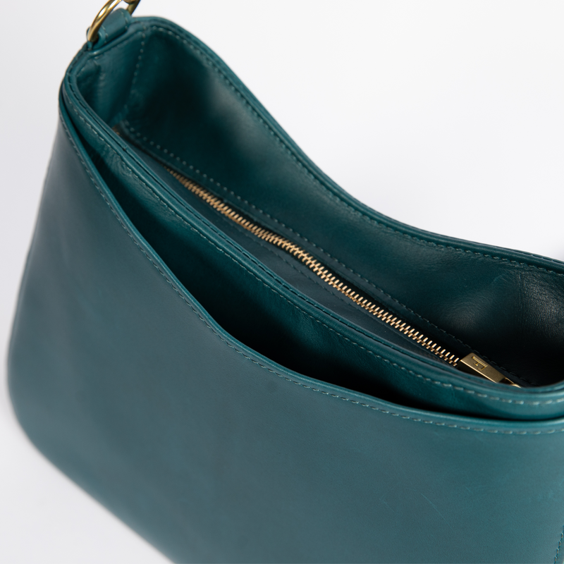 The Petite Kinsley Crossbody in Teal