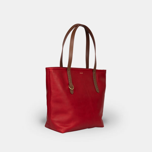 The Classic Bellfield Tote in Cherry