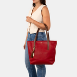 The Classic Bellfield Tote in Cherry