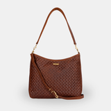 The Classic Kinsley Carryall in Embossed Woven Hazelnut