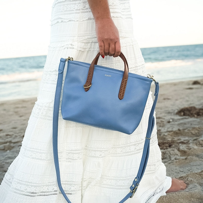 The Bellfield Crossbody in Coastal Blue