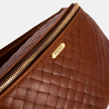 The Harmon Belt Bag in Embossed Woven Hazelnut