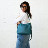 The Petite Kinsley Crossbody in Teal