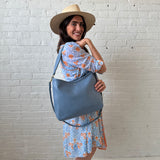 The Classic Kinsley Carryall in Coastal Blue