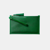 The Finley Clutch in Kelly Green