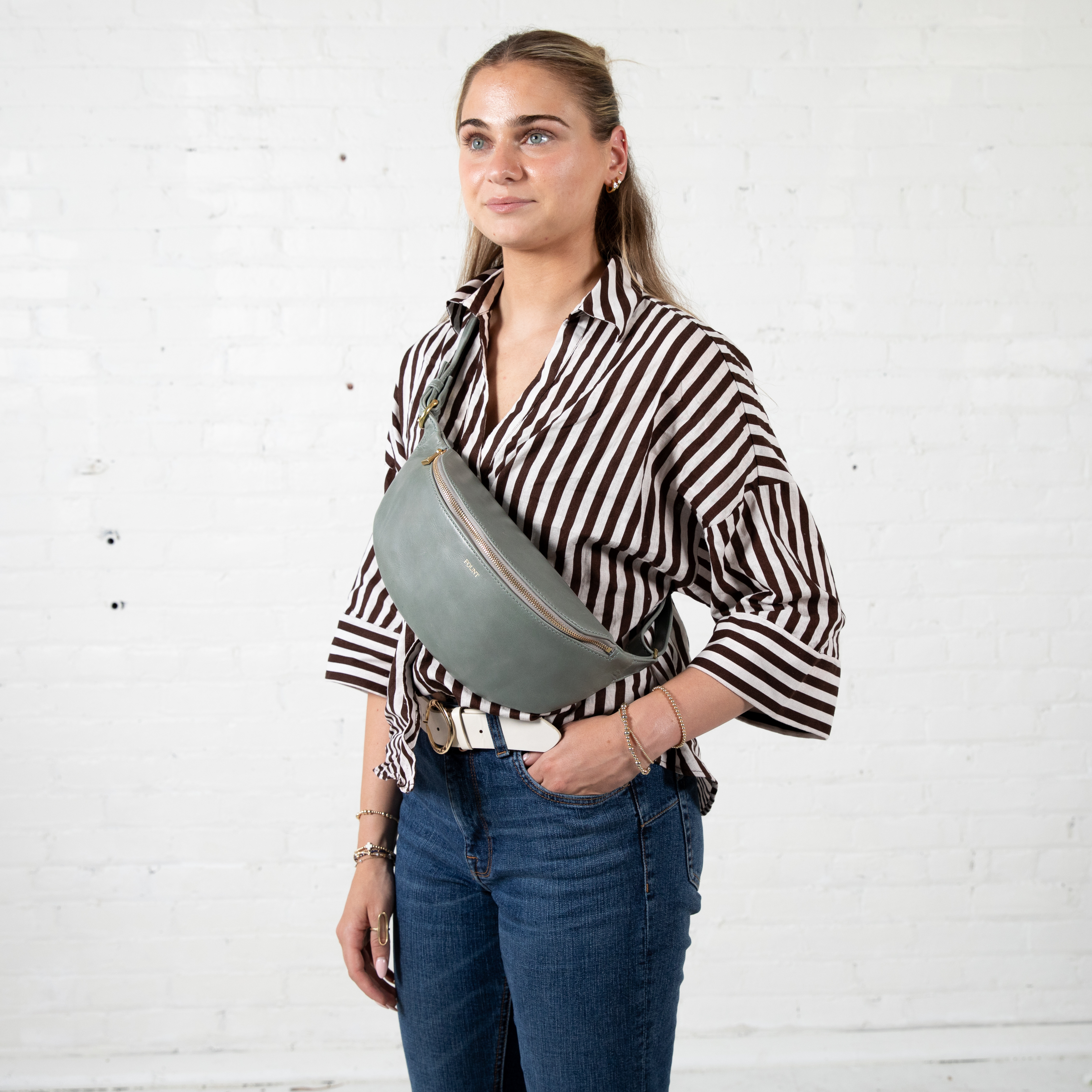 The Harmon Belt Bag in Celadon